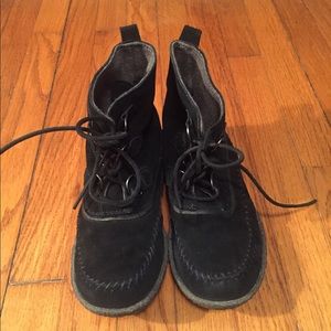 WOMENS SOREL JOPLIN II BLACK ANKLE BOOT SZ 7 GUC